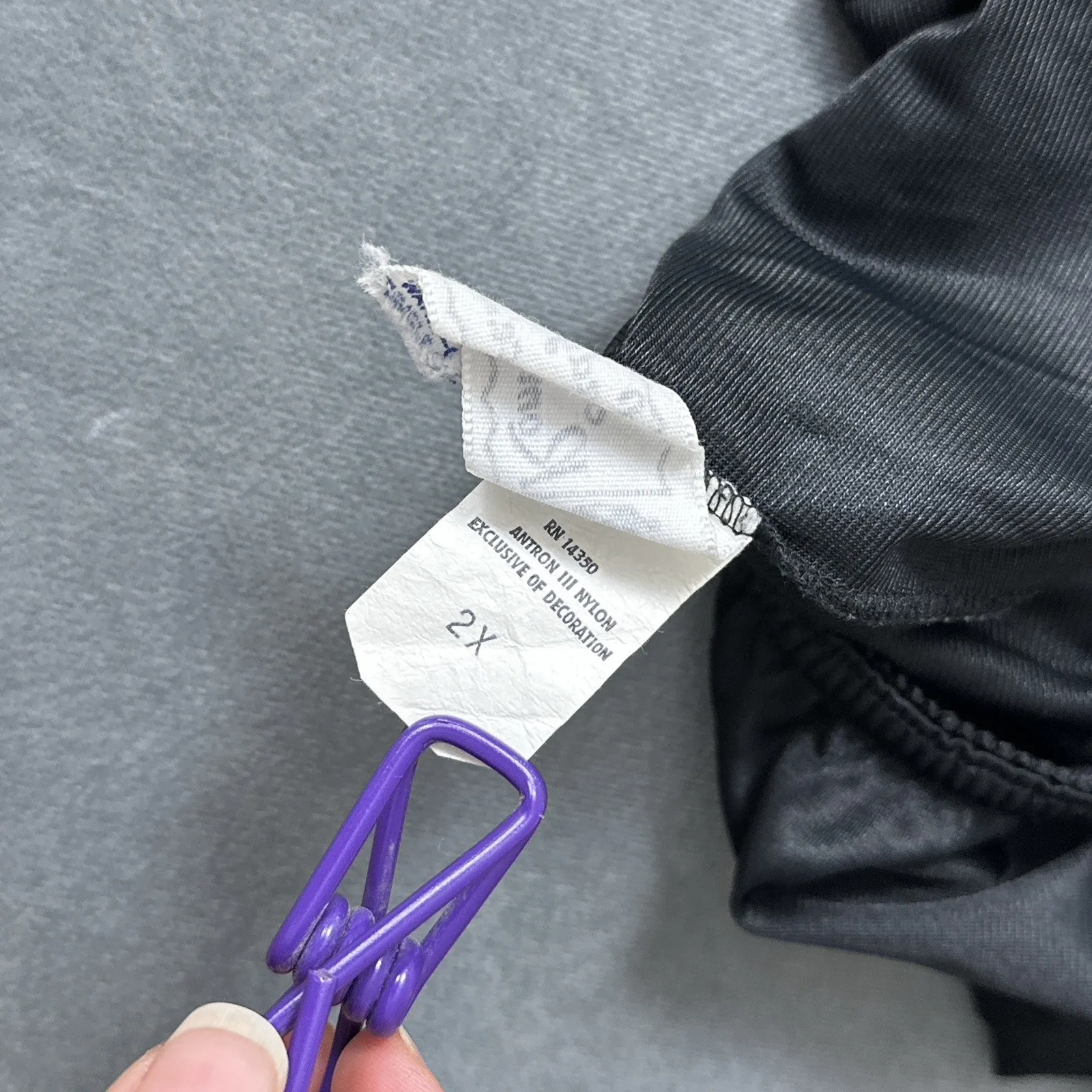 Vintage Lady Romance Half Slip Skirt Plus Size 2X 1970's Black Antron III Nylon - Image 5