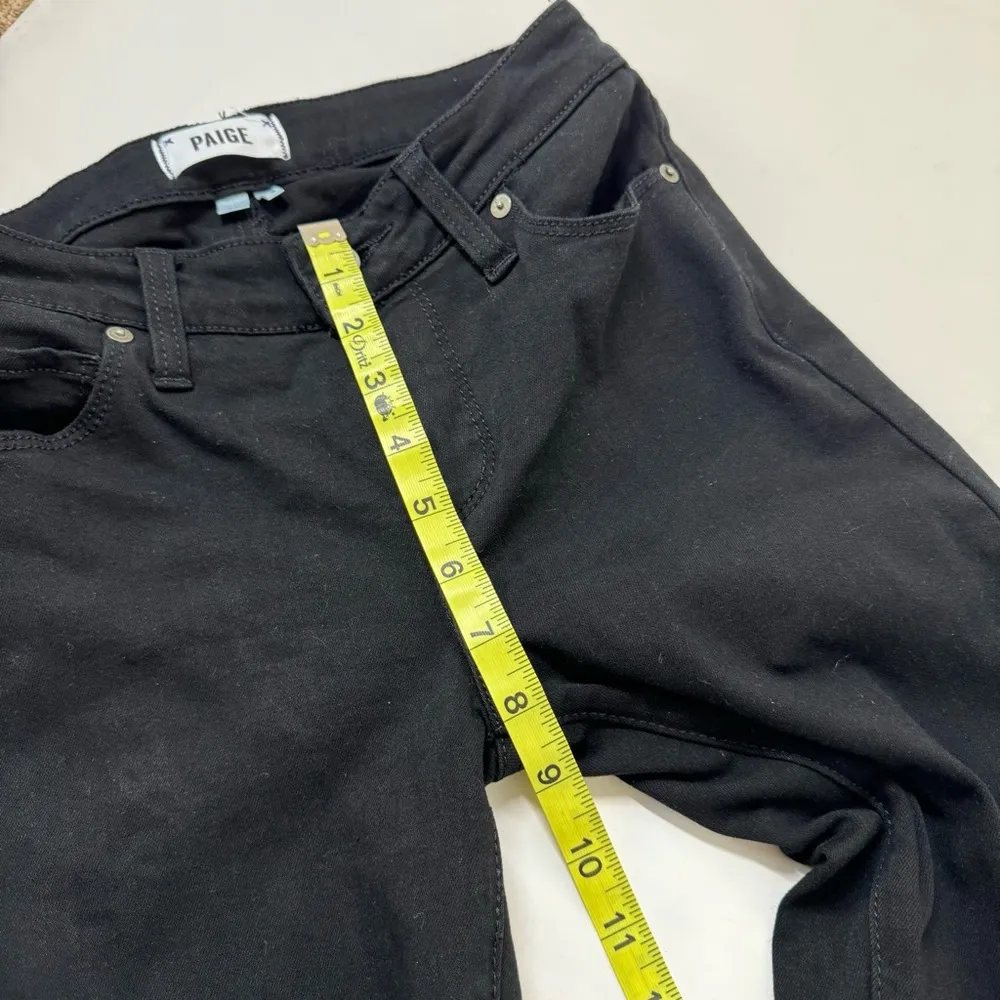 Paige Black Overdye Verdugo Ankle Skinny Jeans Size 25 - Image 9