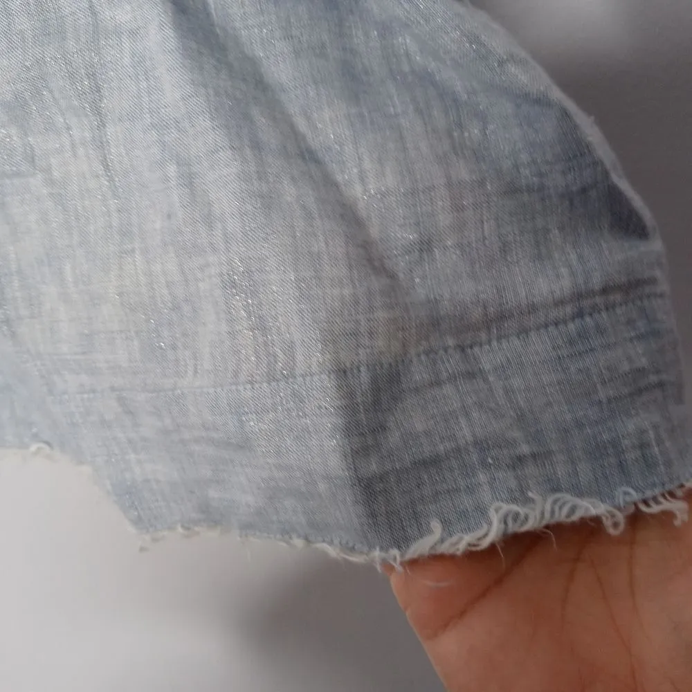 Anthropologie Maeve blue top size XS - Image 2