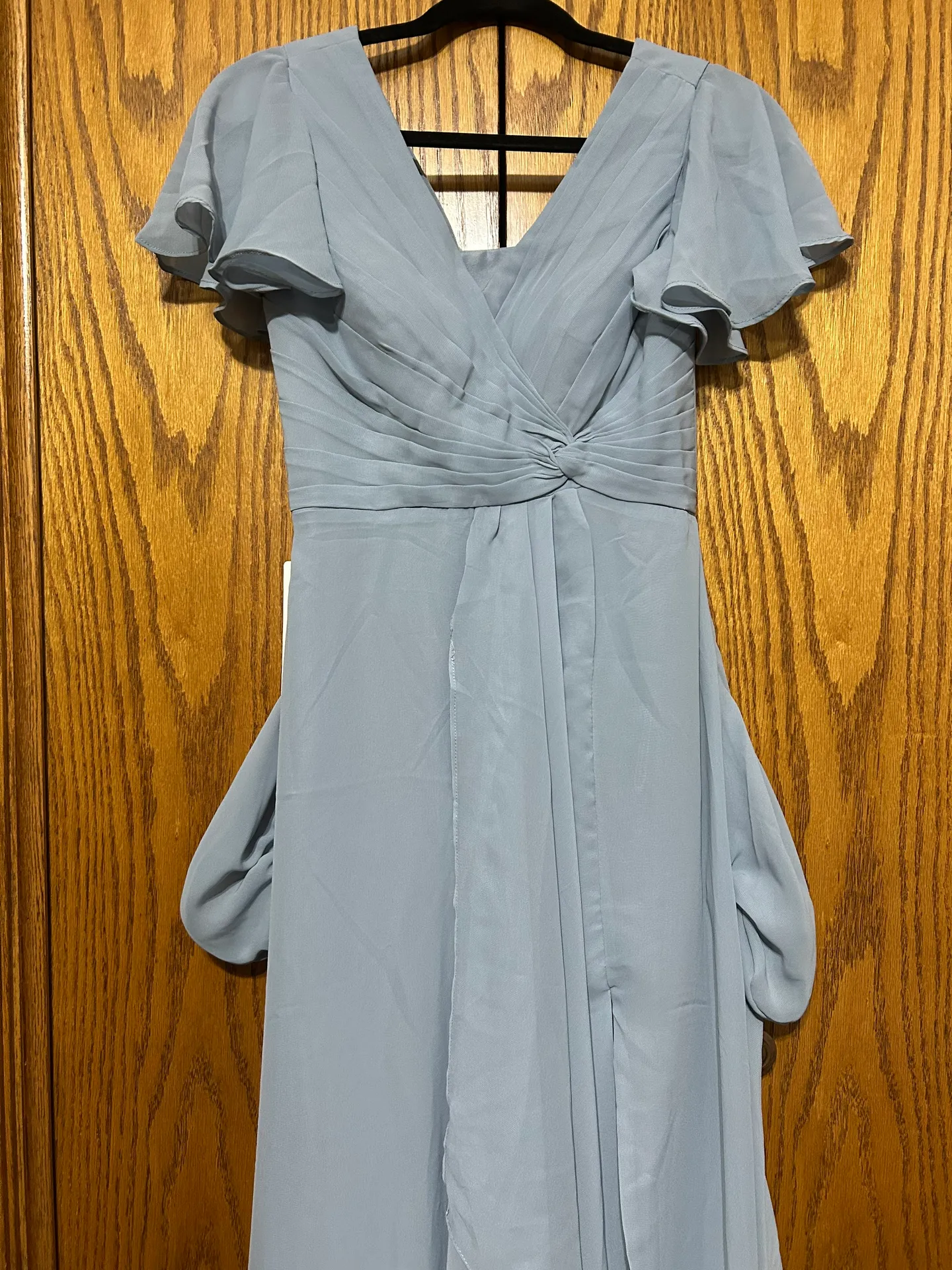Dusty Blue Formal Dress Size 2 - Image 4
