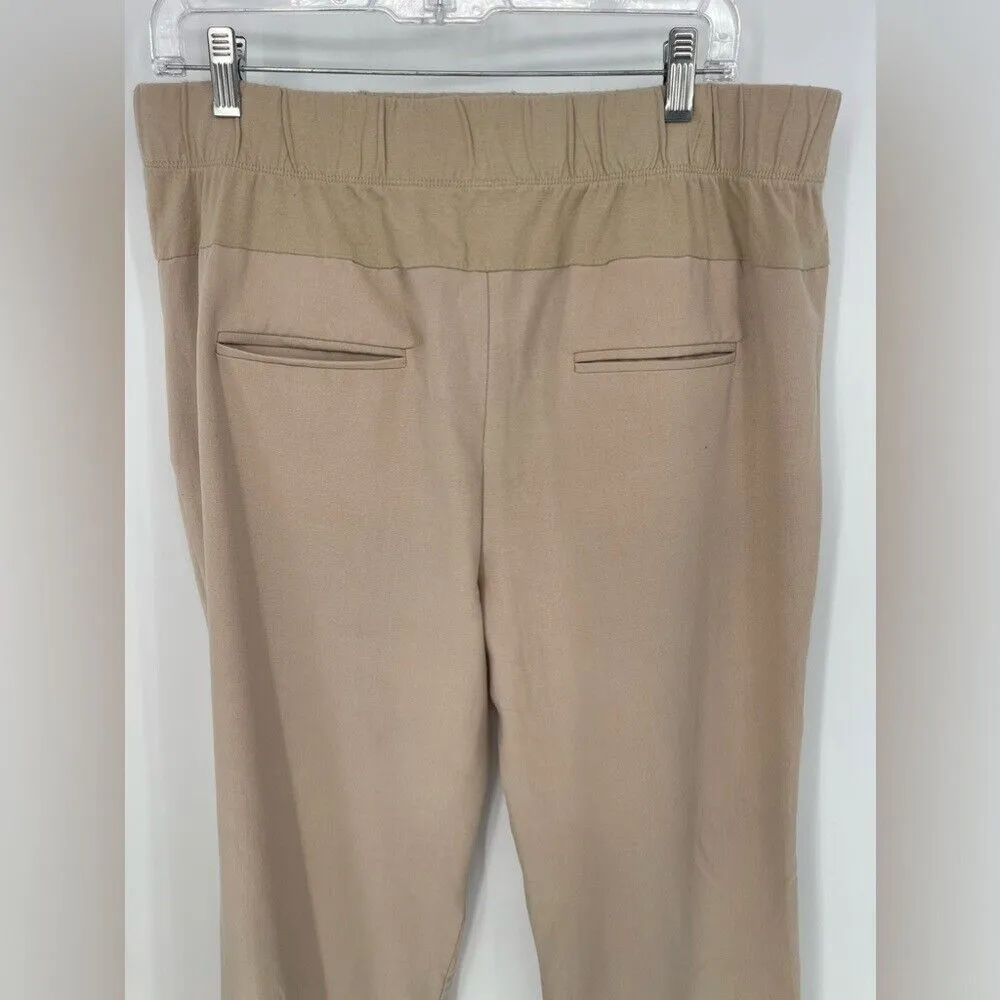 Two hearts, maternity‎ tan pants, size large - Image 5