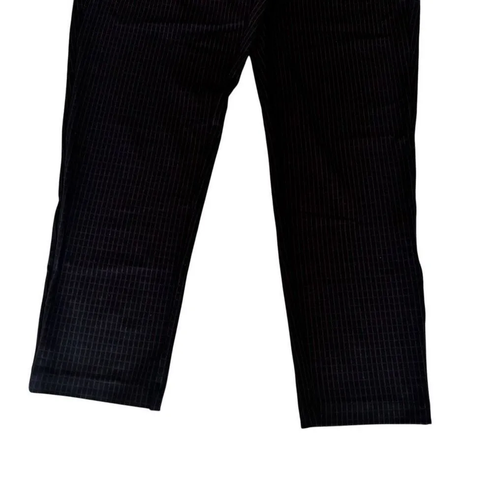 Liverpool Cranberry Black Kelsey Knit Office  Career Pants SZ 12/31 #2432 - Image 3