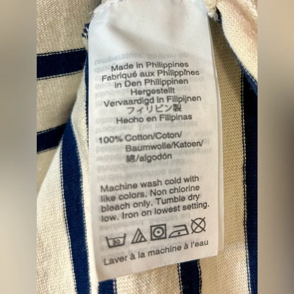 NWT Madewell Relaxed Tee Dress in Yorktown Stripe Size Medium - Image 13