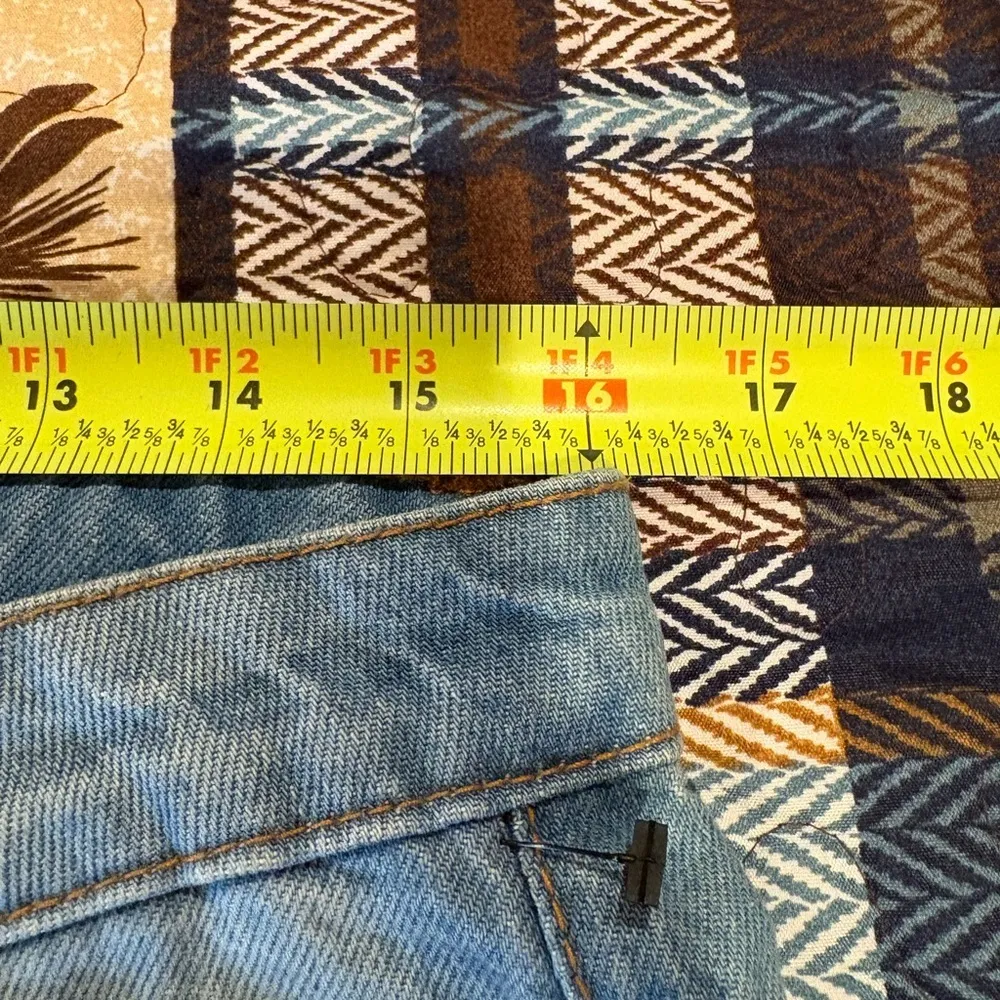 Muselooks Jeans Junior 9 Distress Slim Boyfriend Fit High Rise Raw Hem NWT Blue Size undefined - Image 6