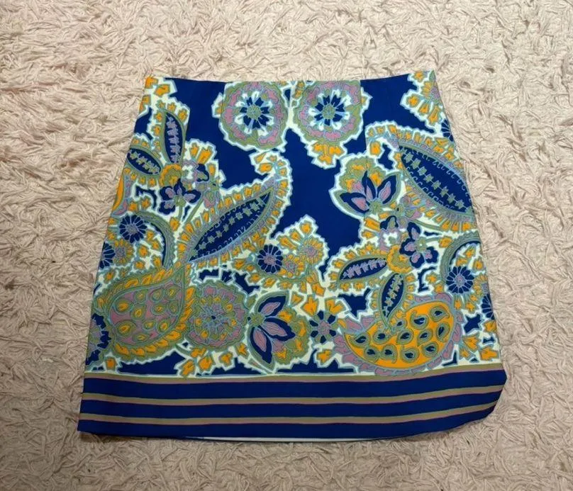 Zara mini skirt - beautiful pattern - Image 2