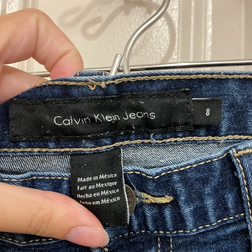 Y2K Calvin Klein Jeans Flare Leg Jeans - Image 6