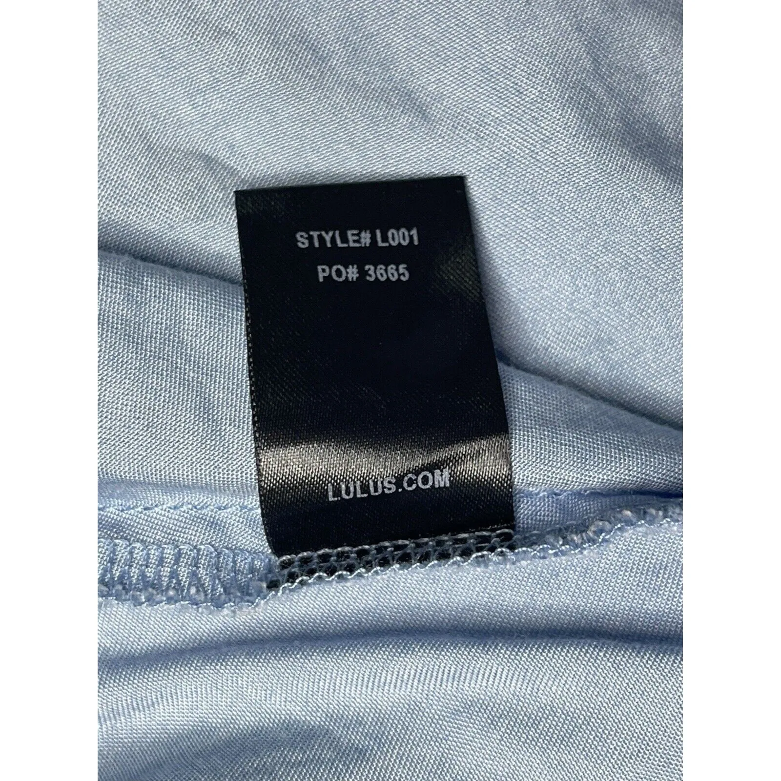 Lulu's Light Blue I'm Smitten Chambray Halter Tie babydoll Dress with Pockets - Image 12