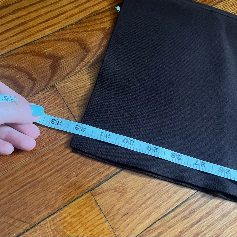 Aritzia brown baton high rise split hem flare pants size small - Image 3