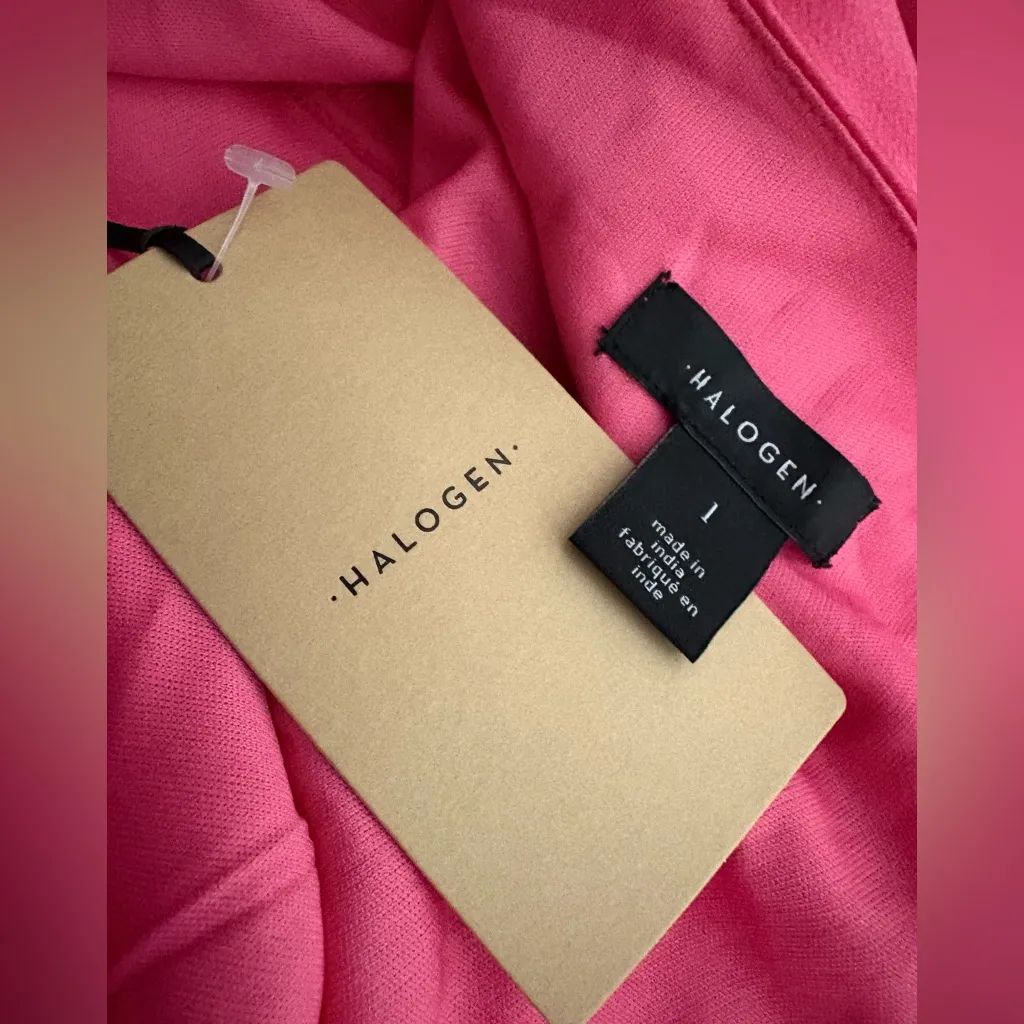 NWT Halogen Vibrant Pink dress size L - Image 7