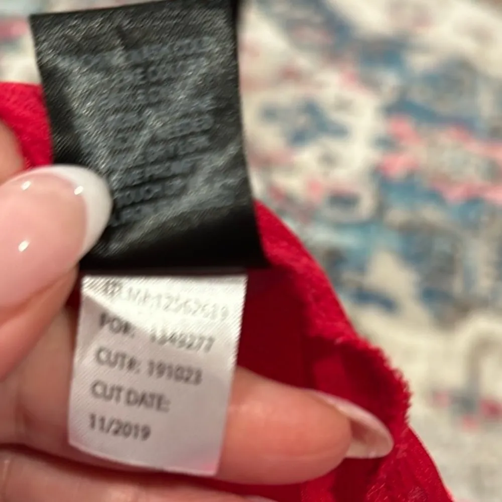 Torrid Red Off-the-Shoulder Chiffon Ruffled Blouse Top 5 - Image 9