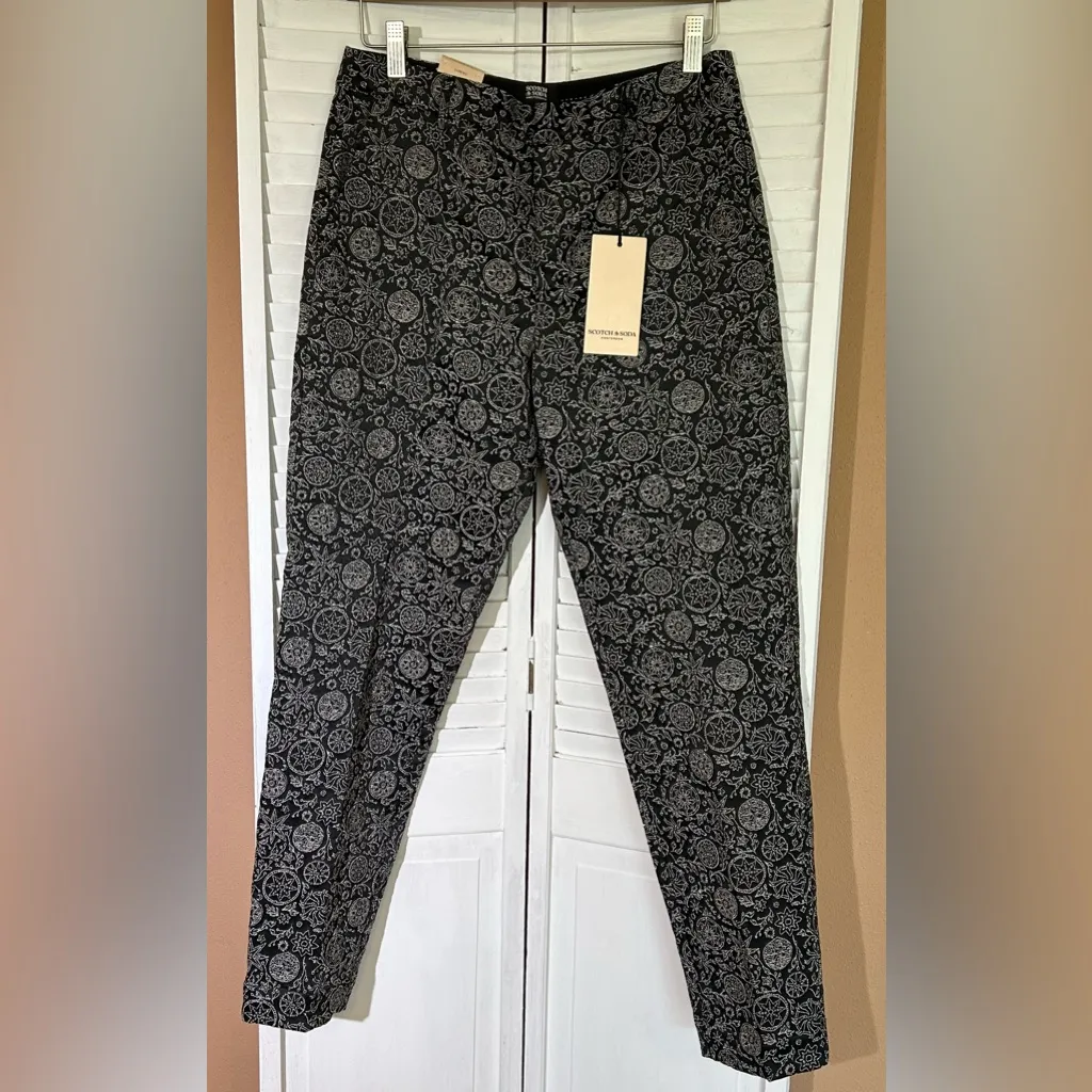 Anthropologie Waist Size 27 Scotch & Soda The Lowry Trousers Pants NWT Celestial - Image 7