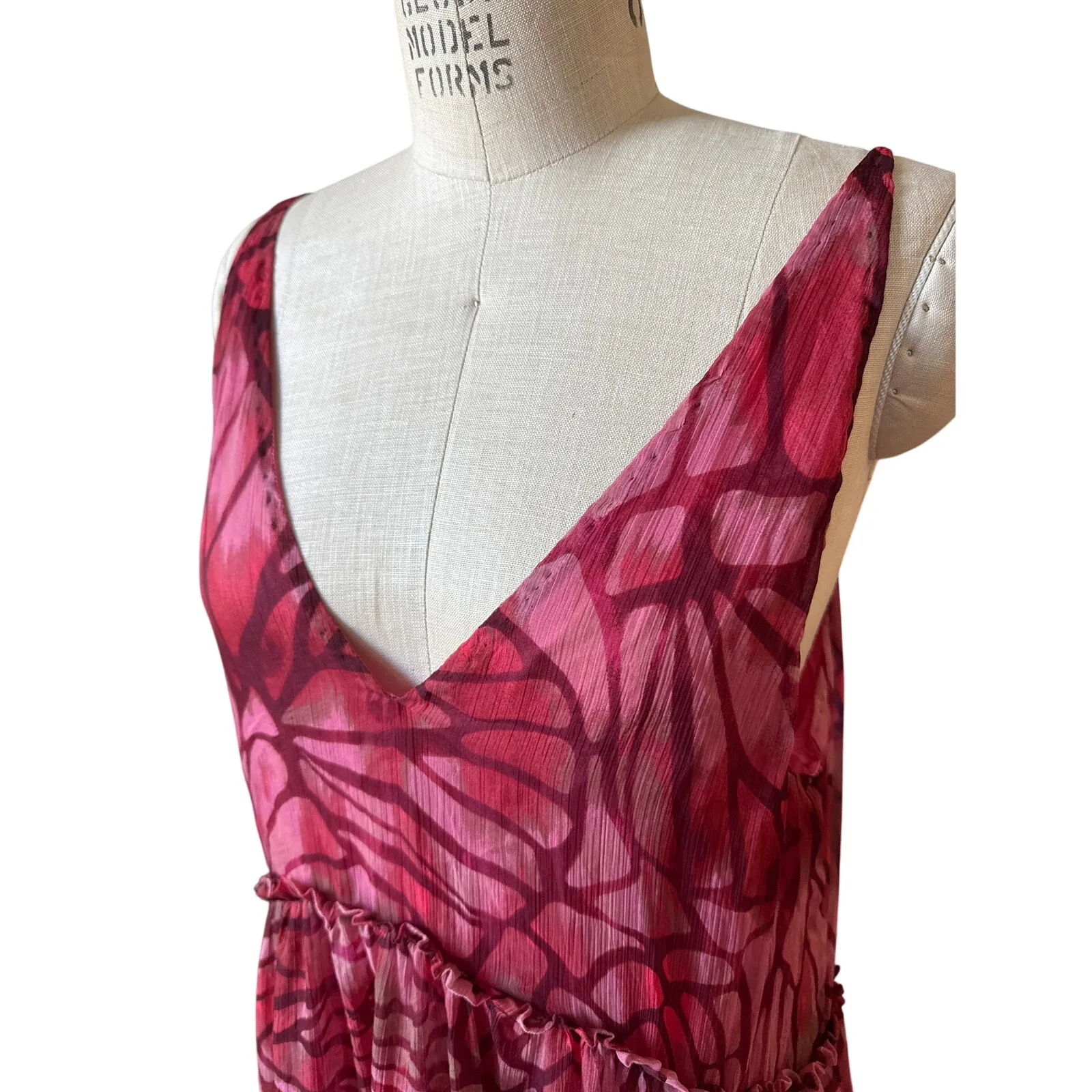 Free People Julianna Maxi Dress Red Size Large - Image 4