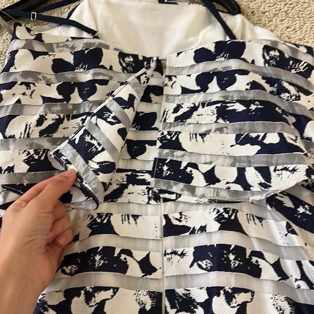 Patterned Cocktail Dress - Image 9