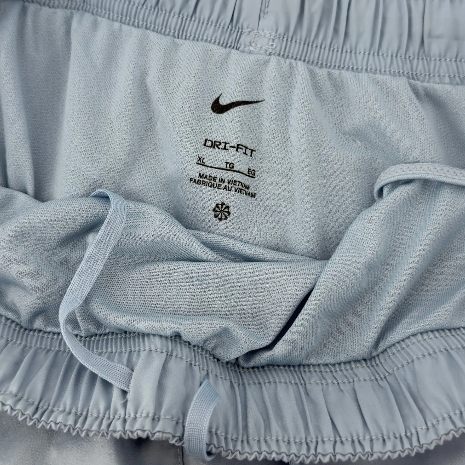 Nike Dri-Fit‎ Tempo Running 3" Shorts Light Blue Women XL Lined Athletic Workout - Image 3