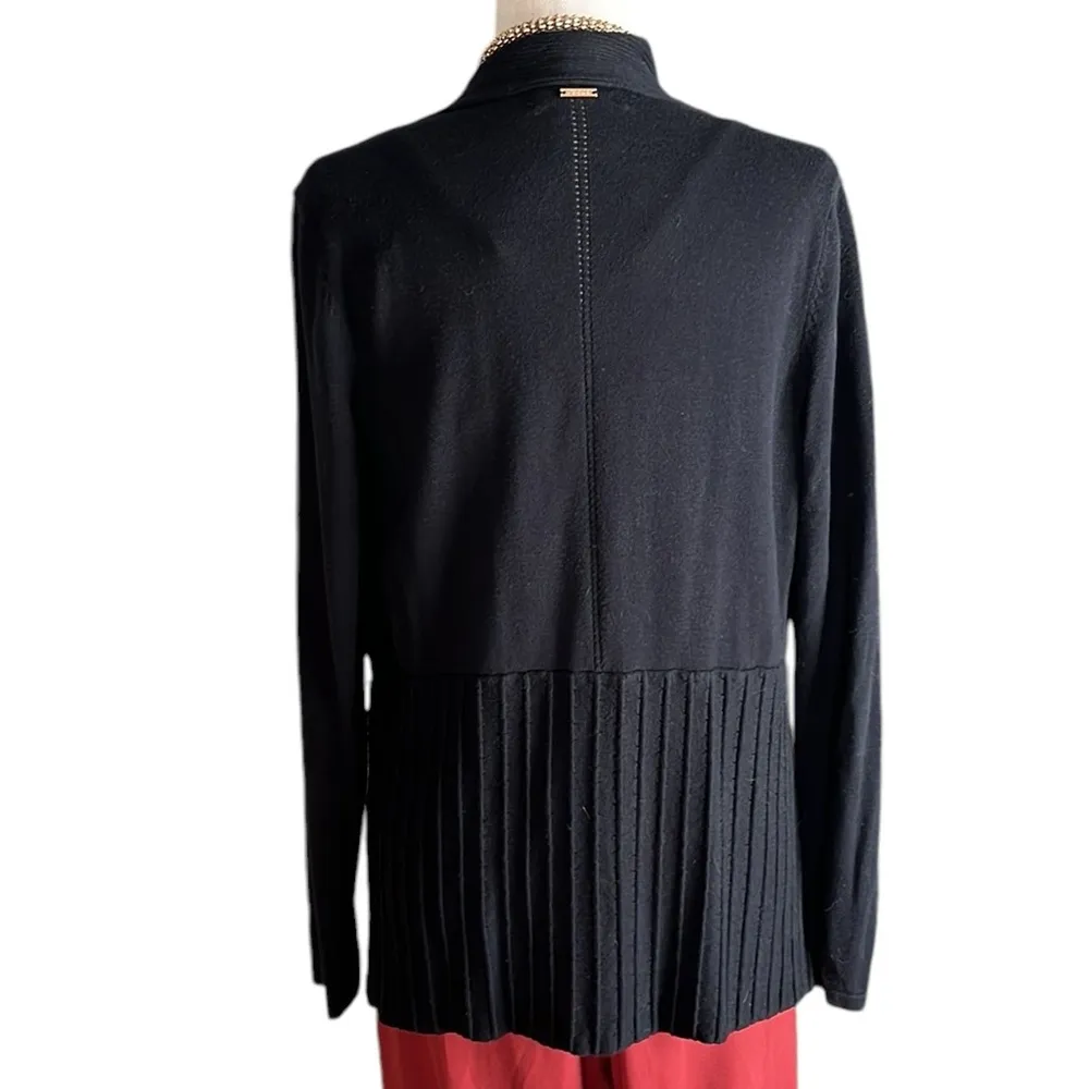 Ivanka Trump Open Front Cascading Cardigan - Image 11
