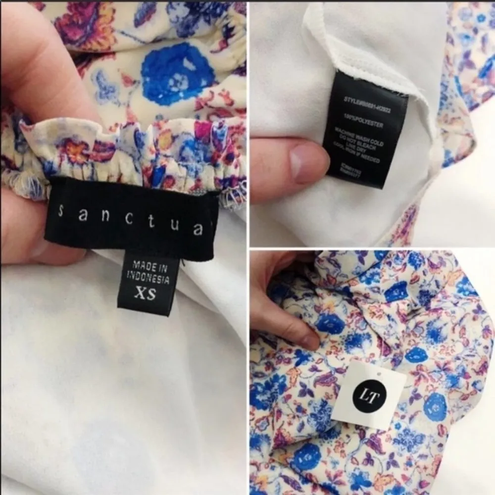 SANCTUARY Chantel Floral Print Off Shoulder Top - Image 6