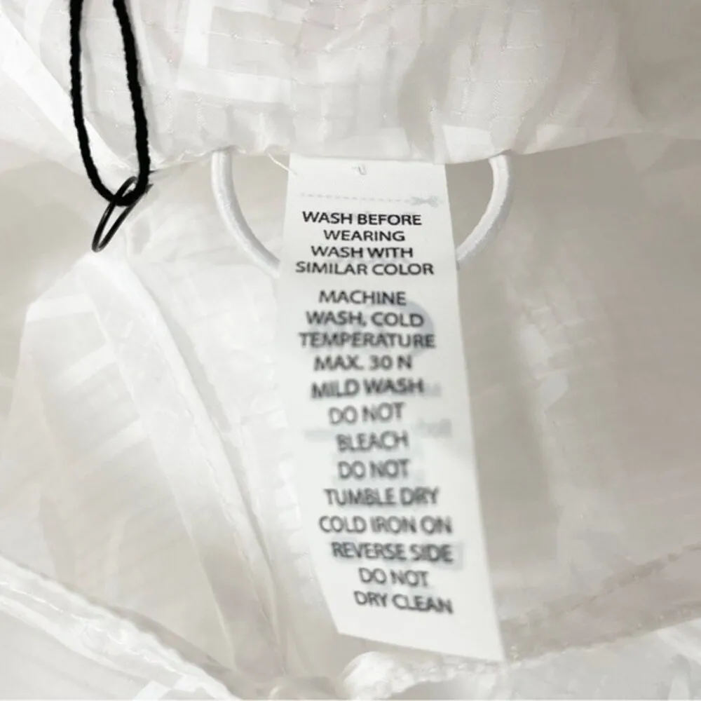 NWT Zyia Active White Sheer Breeze Hooded Jacket Windbreaker Women’s Size XXXL - Image 14