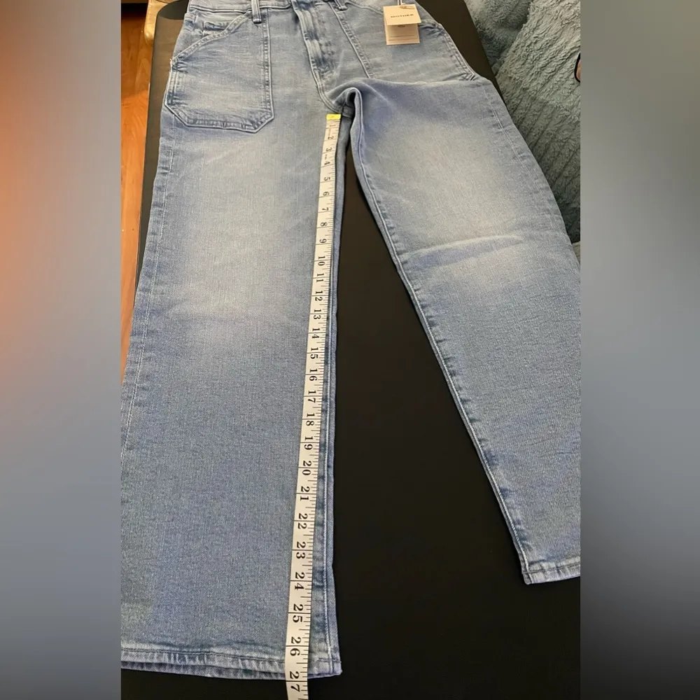 NWT MOTHER Denim The Patch Rambler Ankle Norway Dude Wash Size 26 - Image 13