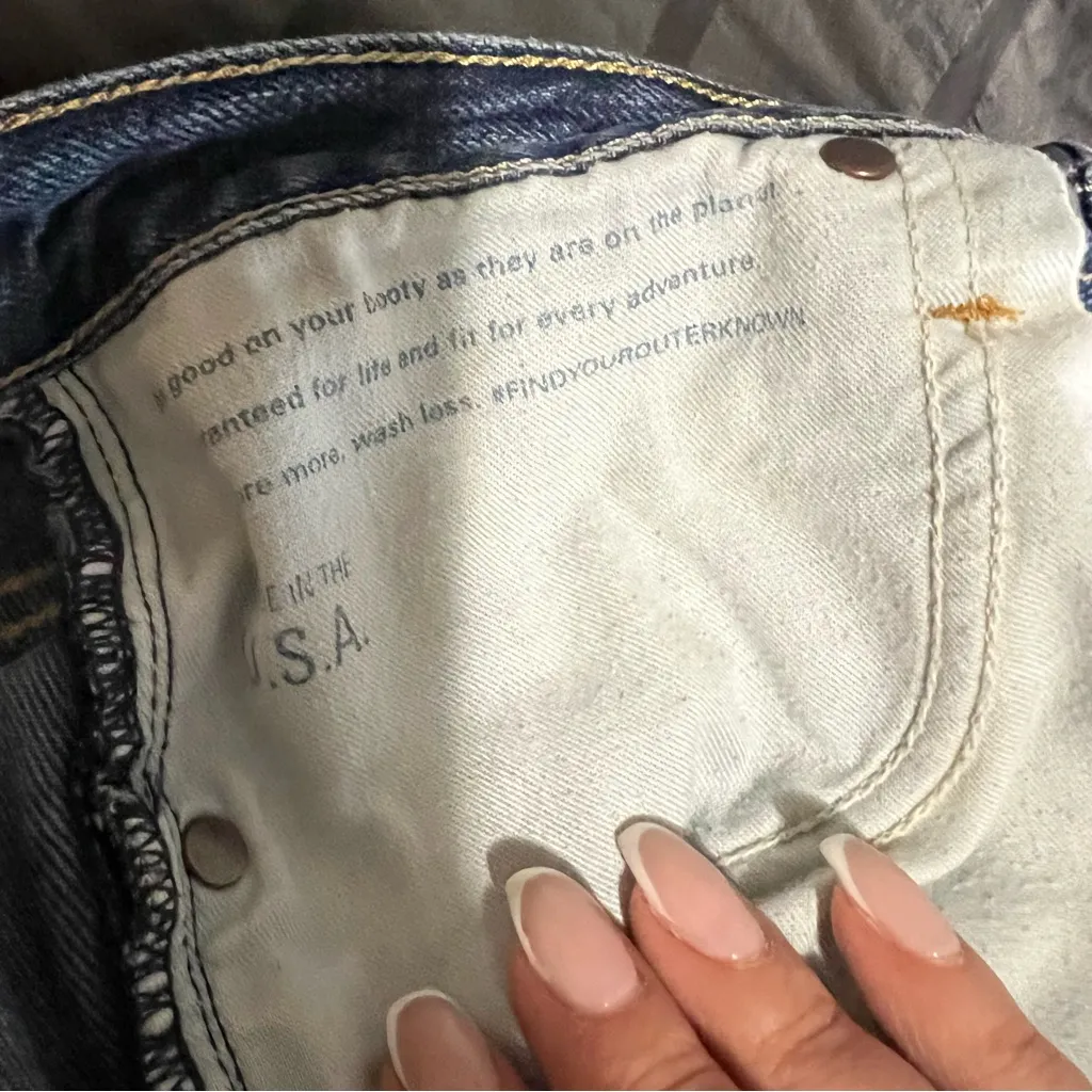 S.E.A Filmore Boyfriend Button Fly Straight Denim Jeans - Image 14