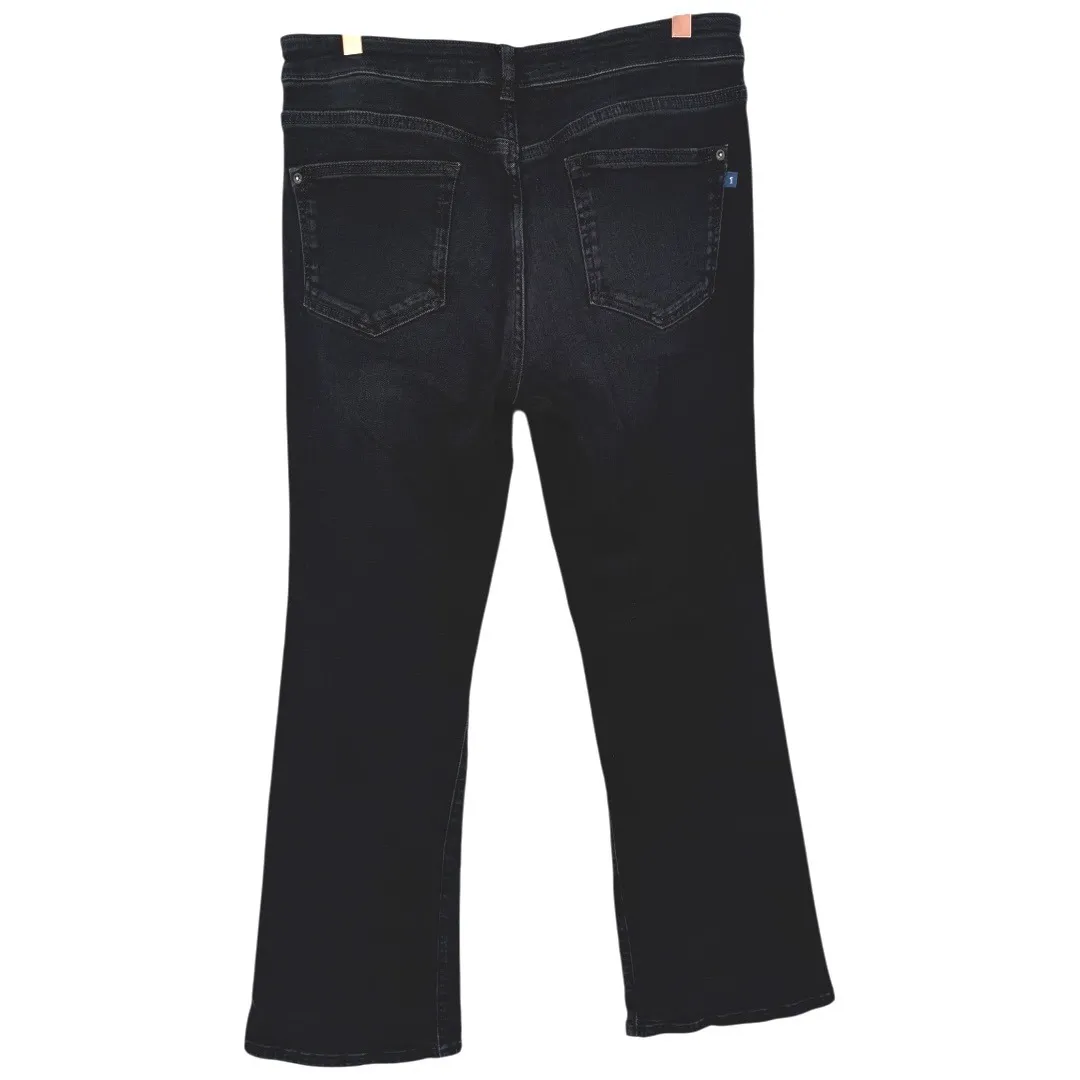 Anthropologie Pilcro Demilune Boot Jeans Black Wash Size 31 Bootcut Denim Casual - Image 7