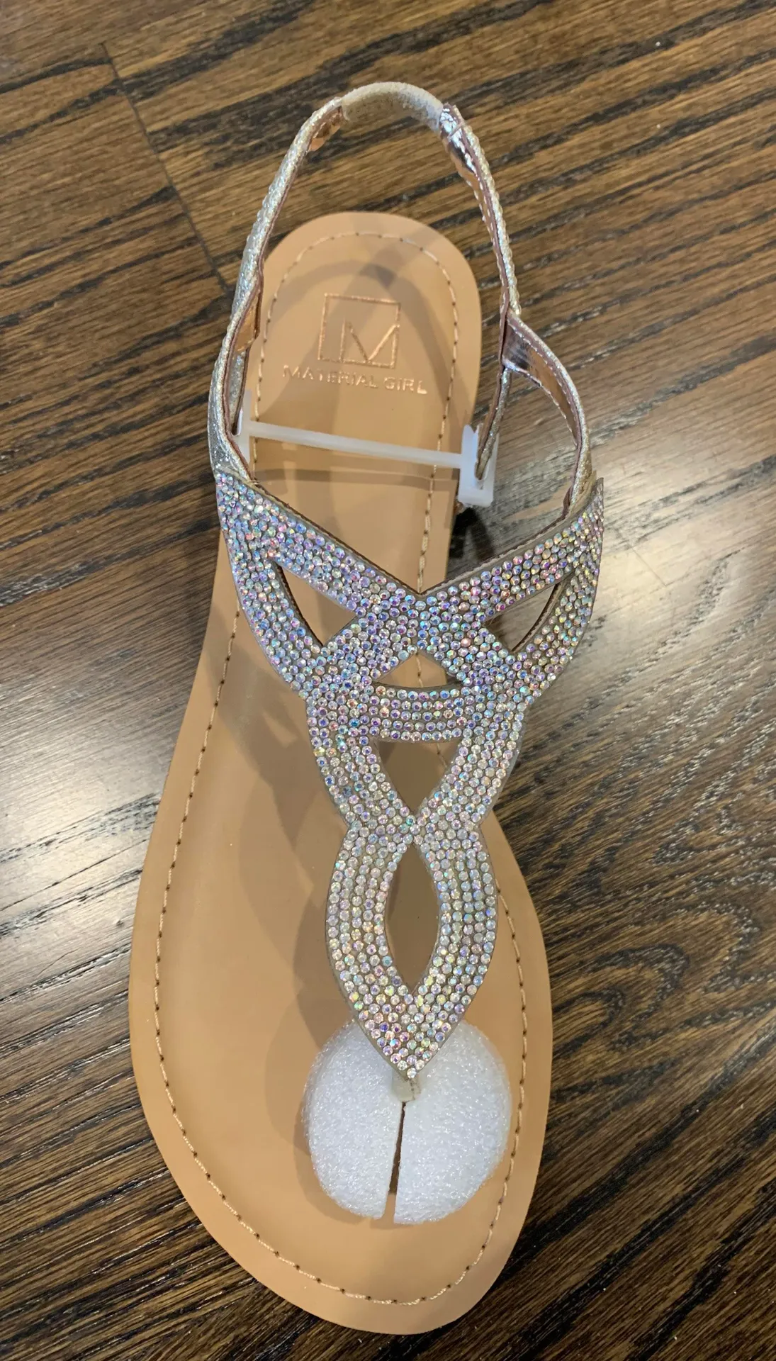 Material Girl Sparkle Sandals NWT - Image 6