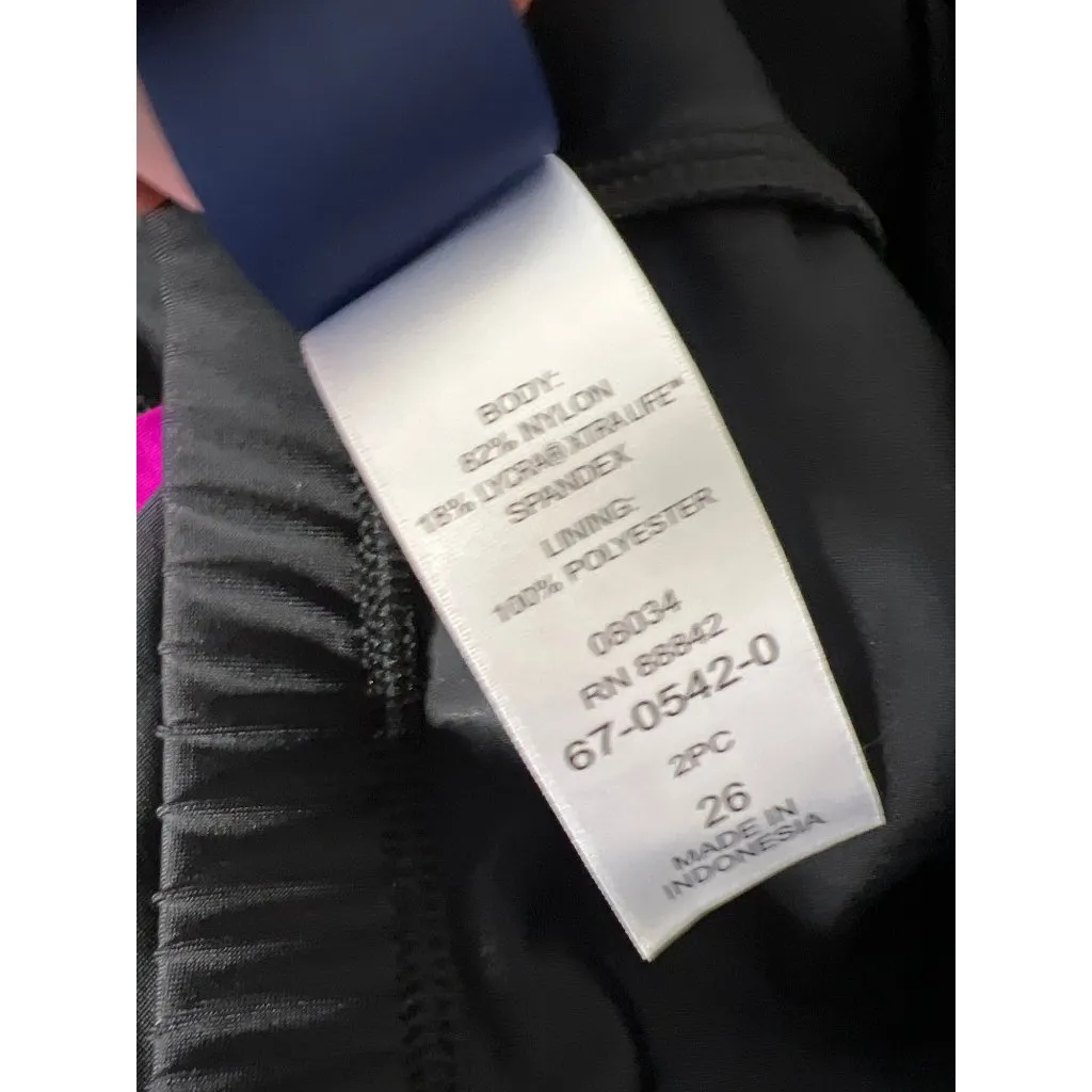 NWOT Swimsuits For All Swim Skirt Skort Black Pink Plus Size 26‎ - Image 9