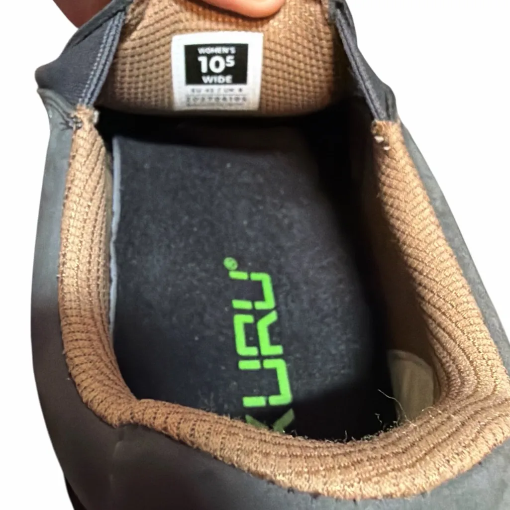 KURU KIVI Women’s Gray Suede Leather Slip On Shoes 10.5 Wide - Image 7