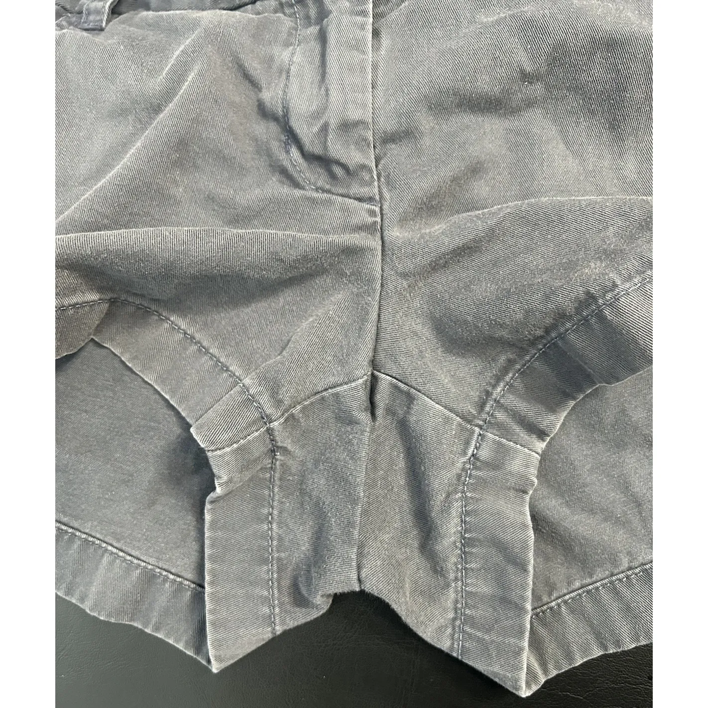 J Crew Broken In Chino Shorts Women's 2 Navy Blue Classic Twill Low Summer Cool‎ - Image 2