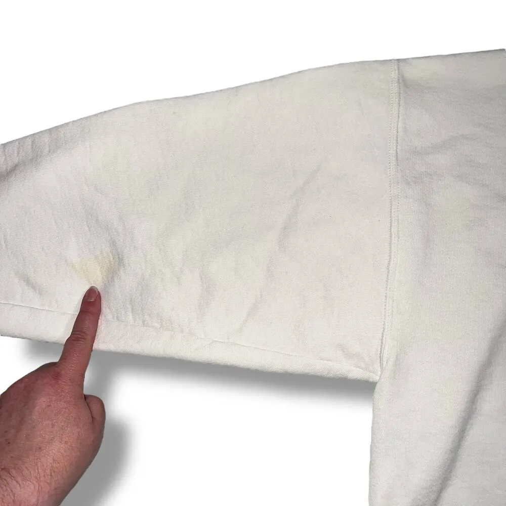 Vintage Unisex Breckenridge Colorado Sweatshirt Pullover Embroidered White Med - Image 6