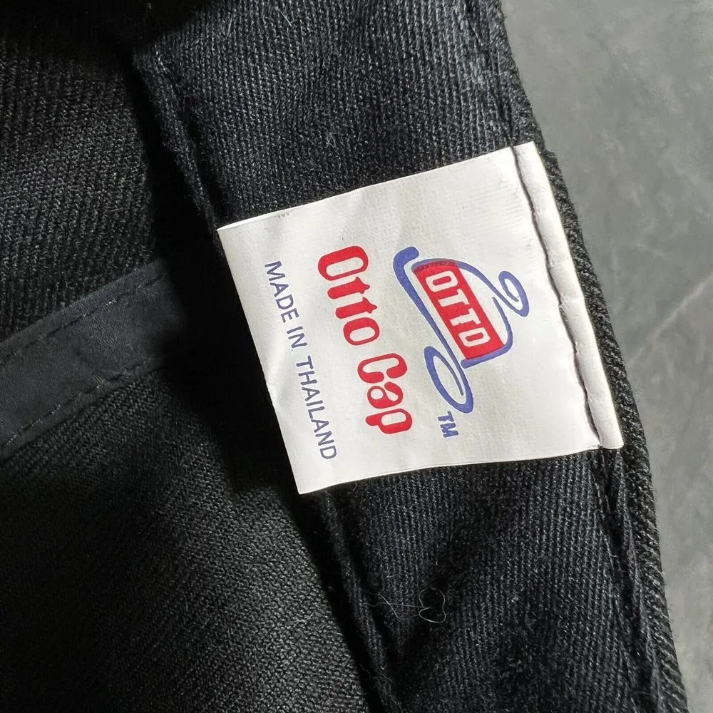 Vintage Apsaroke Snapback Hat Crow Native American Black‎ Red Otto Cap Black - Image 7