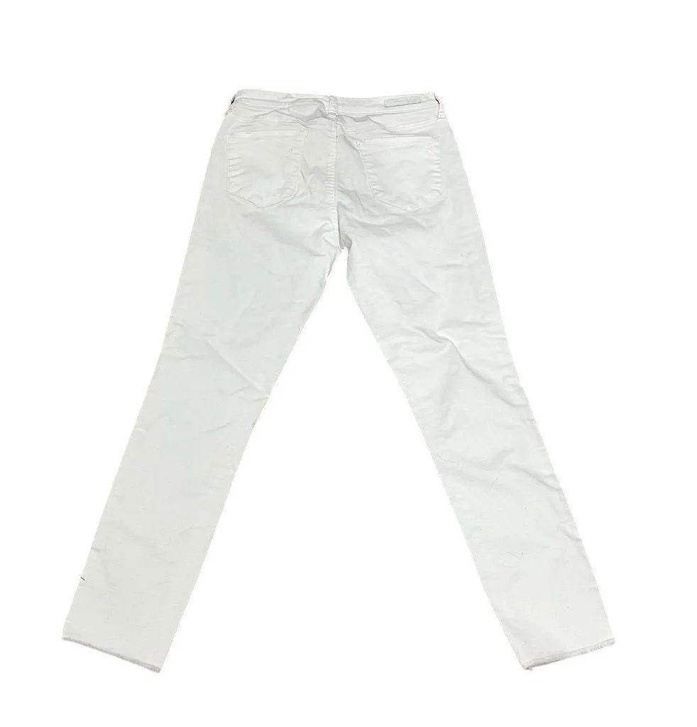 Articles of Society Women's Skinny White Jeans Size 27 Stretch Denim - Image 8