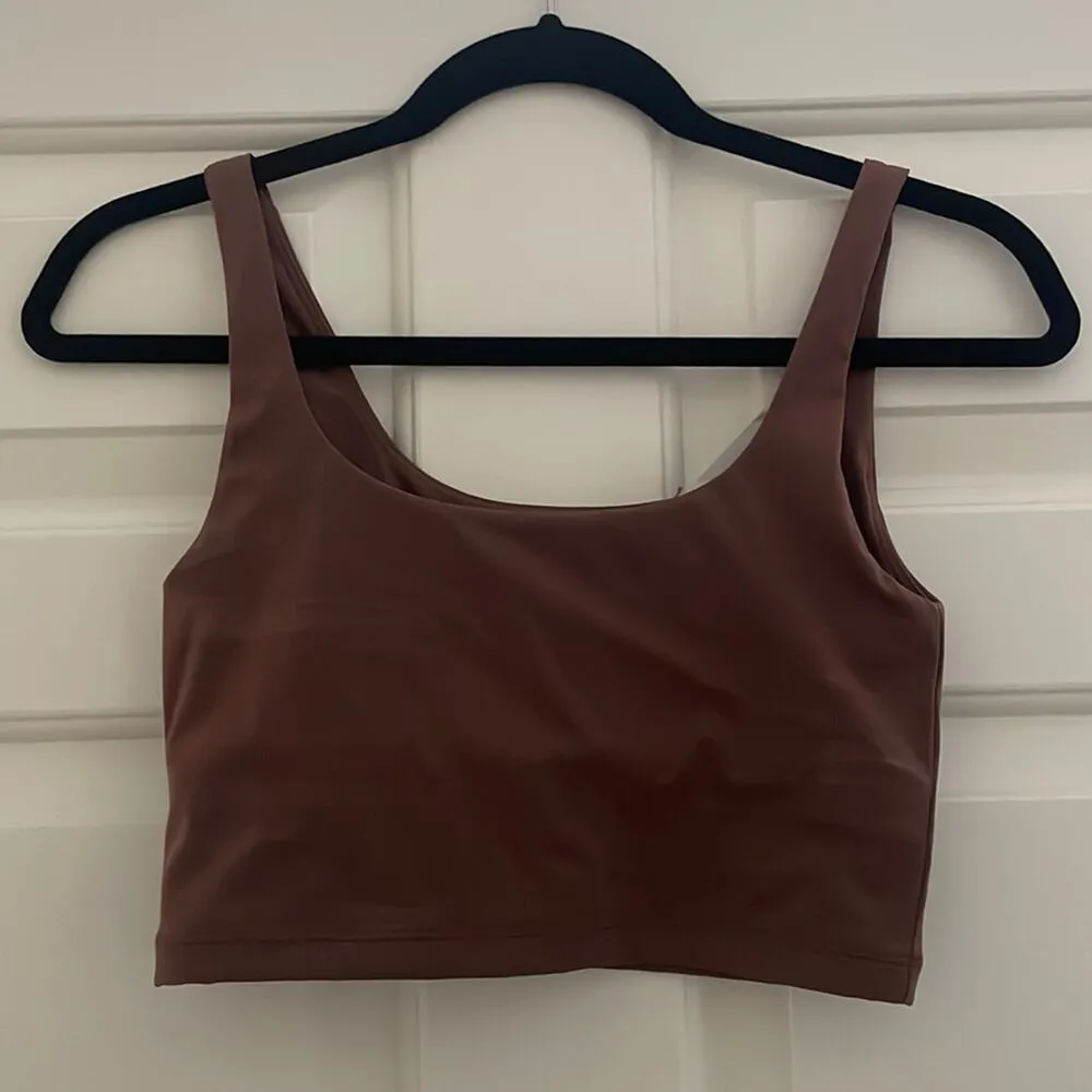 ALL ACCESS (Revolve) Tempo Crop Tank in Cappuccino Tan Size XXS - Image 4