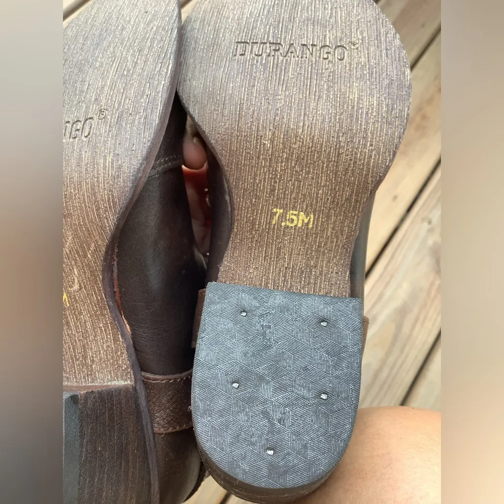 Modern GENUINE LEATHER DURANGO boots🤎🤎🤎 - Image 7