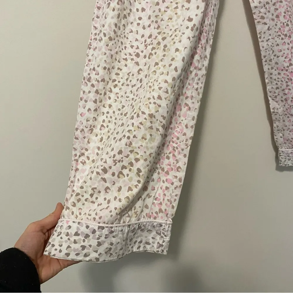 Victoria's Secret Pink and Brown Animal Print Sleep Set Medium - Image 10