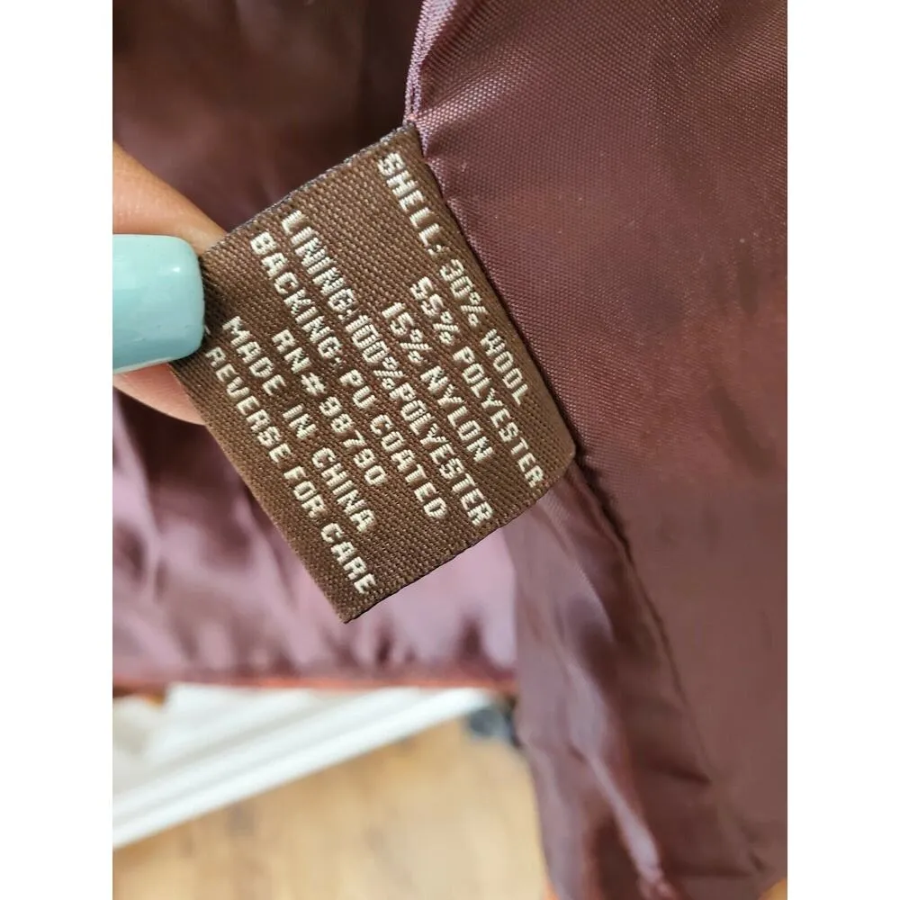 Dollhouse Women's Multicolor Polyester Long Sleeve Double Breasted Pea Coat M - Image 11