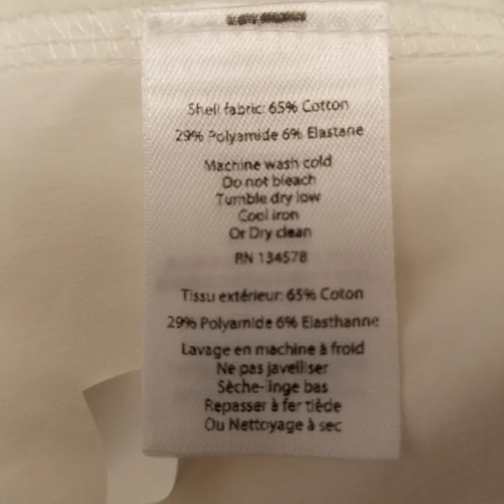 {XS} Vineyard Vines Women's Cross Front Bell Sleeve Blouse Tie Cuff - Image 10