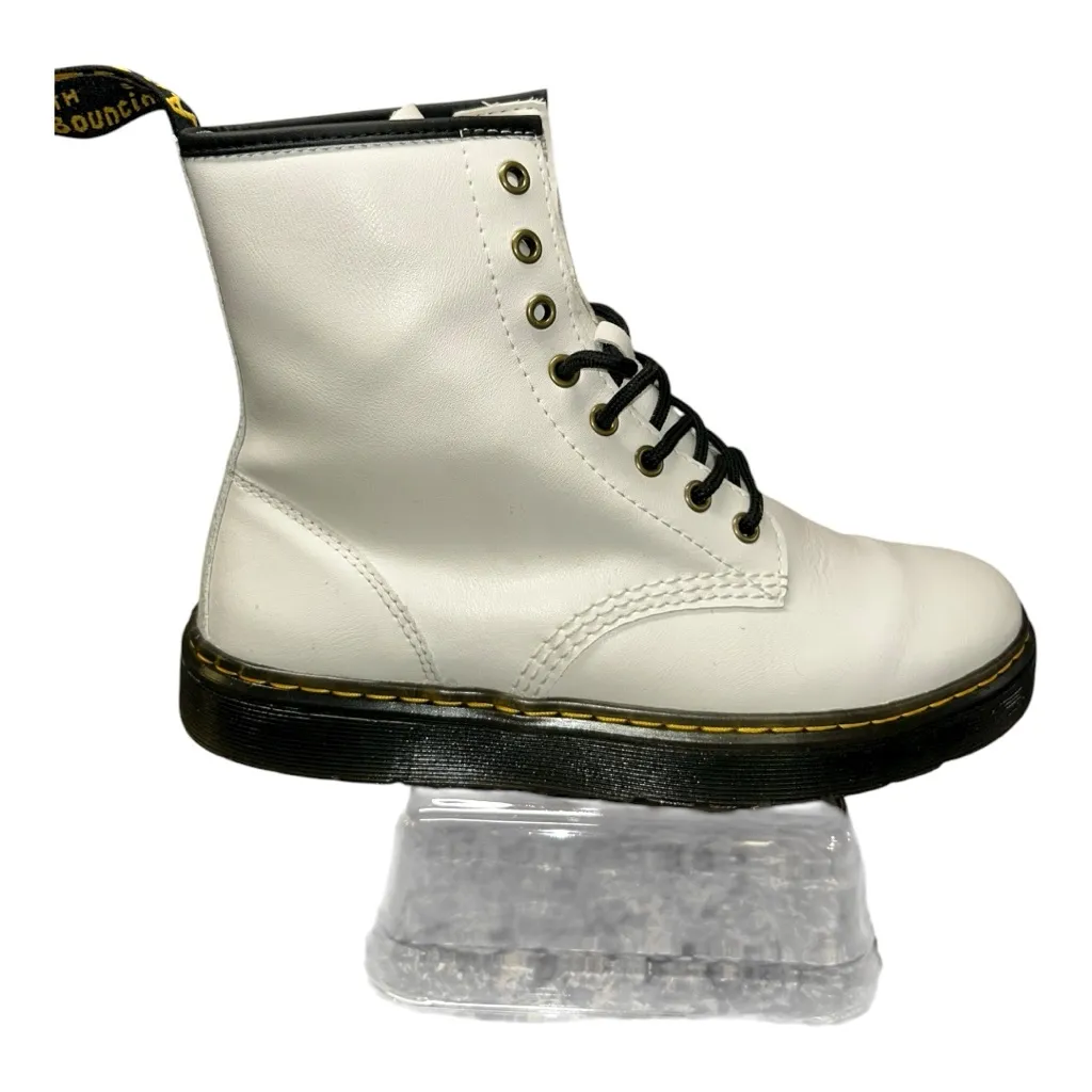 Dr. Martens Zavala Hydro Combat Boots White Leather
Women’s 9 / Men’s 8 like new - Image 11