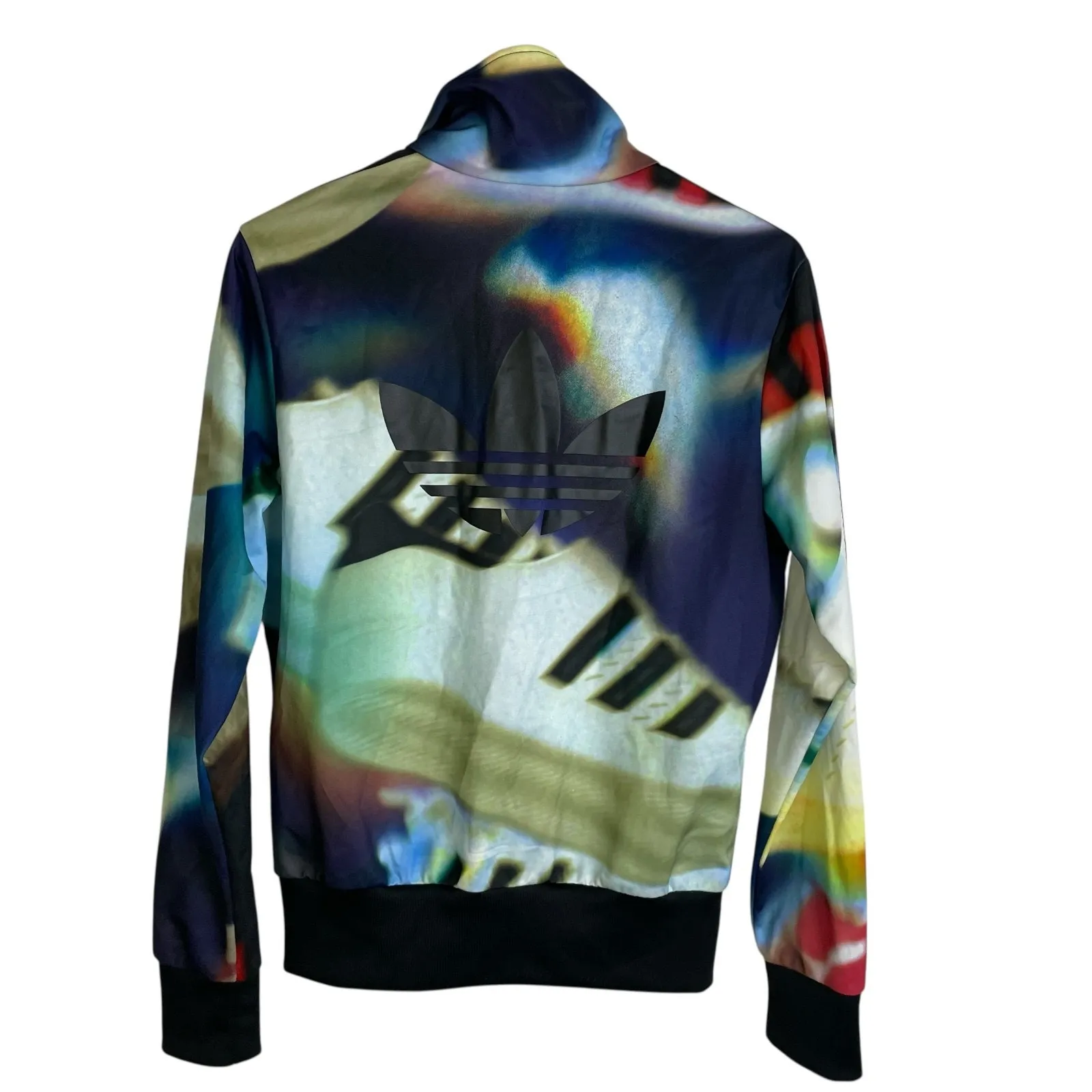 Adidas Originals Firebird Track Jacket Womens Medium Shoe Chaos Abstract Trefoil - Image 2