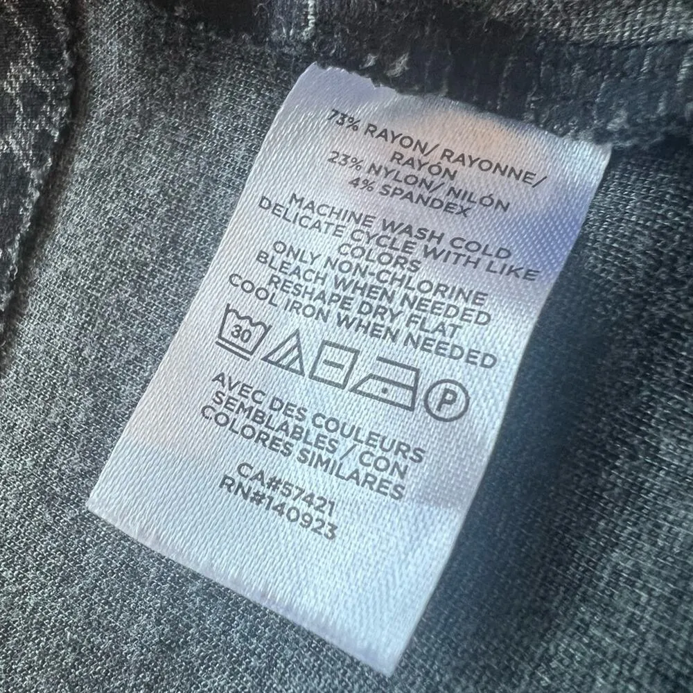 Loft Gray Animal Print Sculpt Biker Shorts, Size Large, Leopard, Cheetah Neutral - Image 6