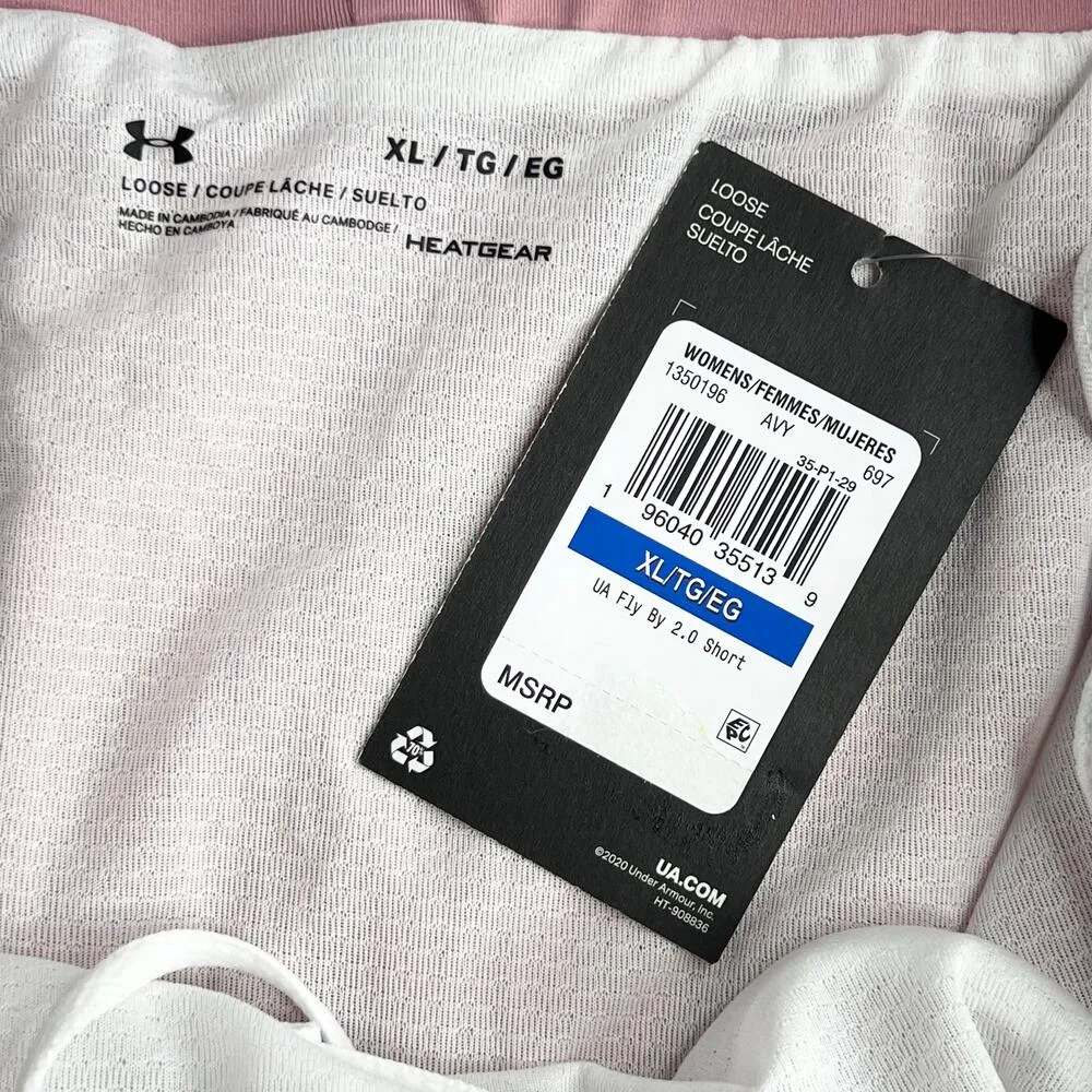 NWT Under Armour Pink Loose Running UA Fly by 2.0 Shorts XL - Image 5