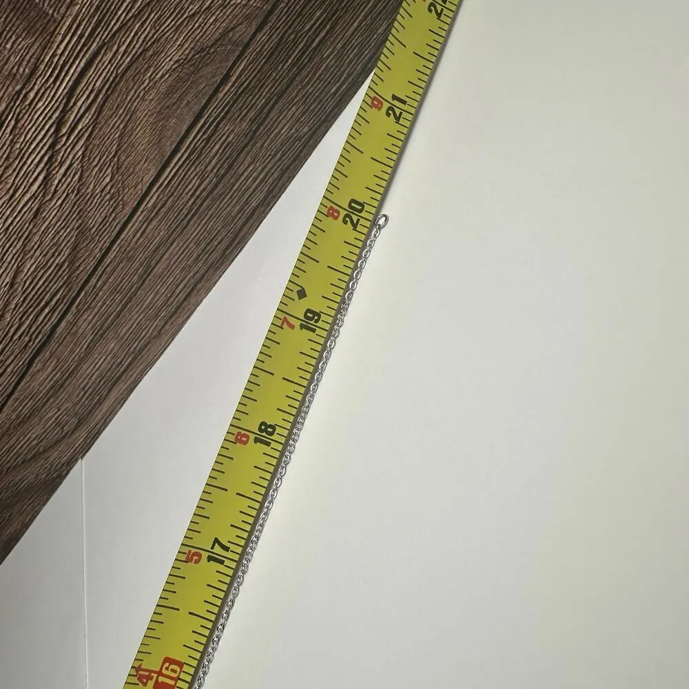 Turtle Pendant Multi Color Glass Chain Necklace Silver Tone NWT Stainless Steel - Image 6