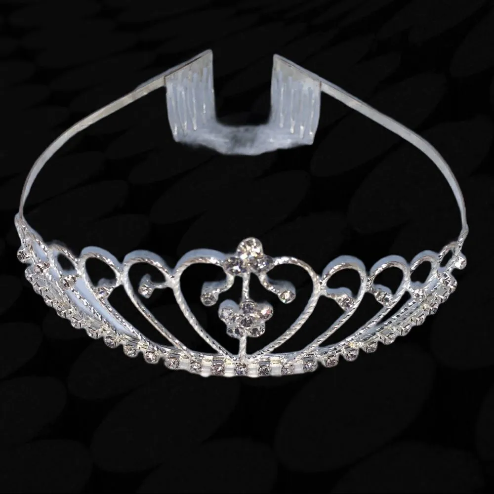 New! Tiara! Perfect for all your events!! Silver - Image 5