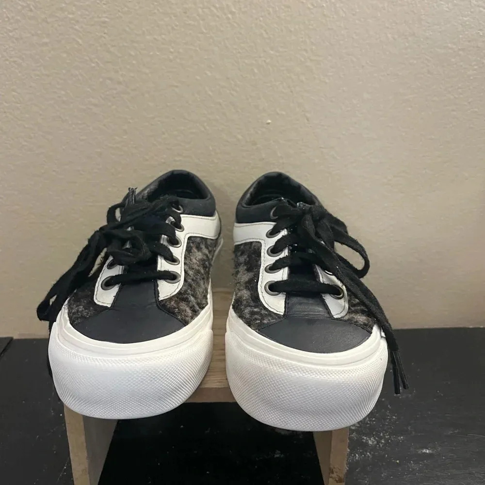 Vans Bold Ni Bender Panther Animal Print Black Ultracush Comfy Womens 5 - Image 4