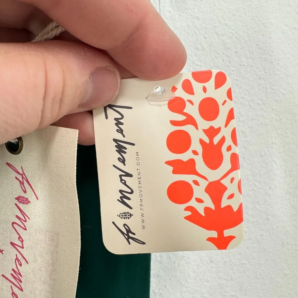 FP Movement X Hatch Garden Green Never Better Maternity Leggings Gym Pilates Med Size undefined - Image 4