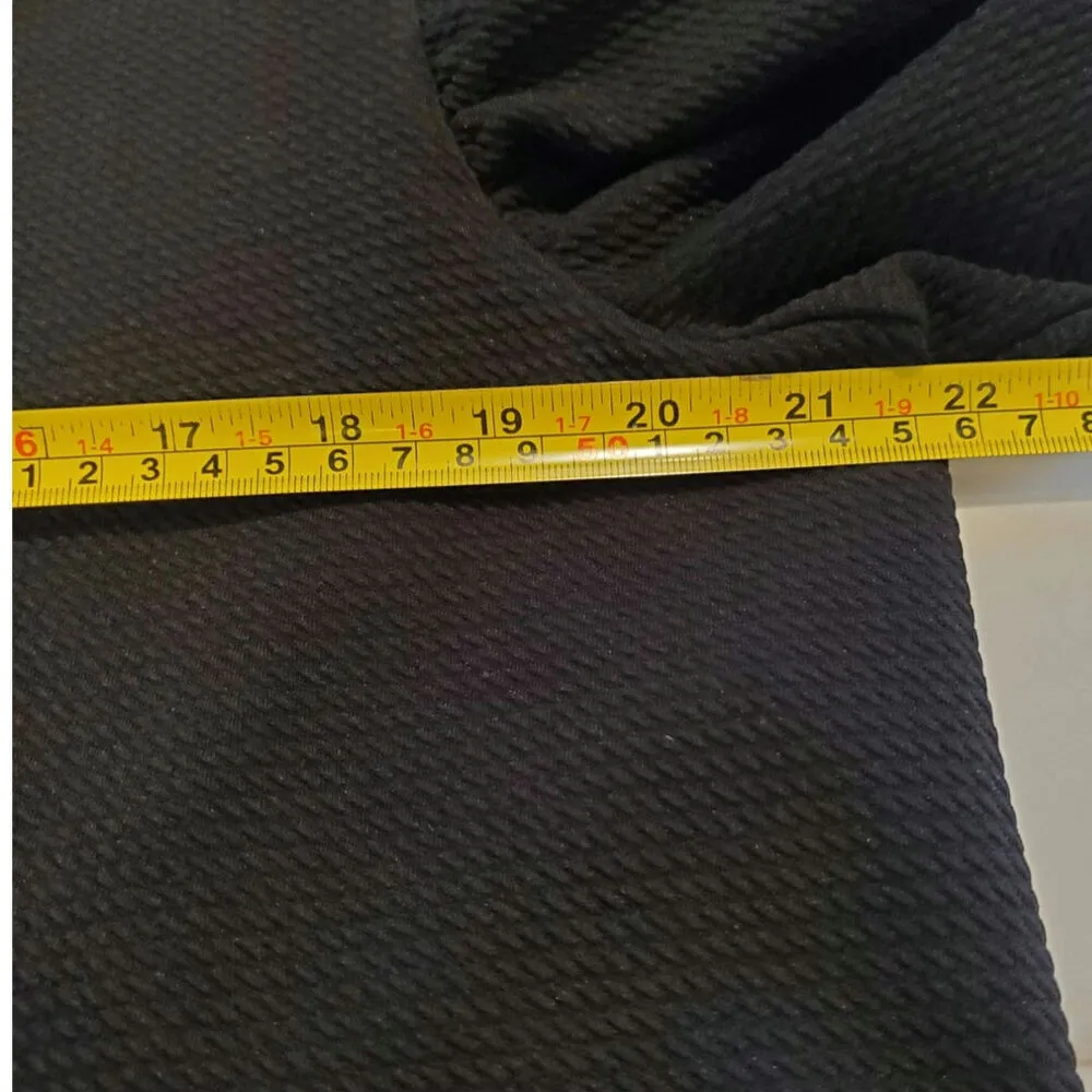 Plus 1x C'EST LA'VIE Black Puffy Sleeve Size Top Curvy - Image 5