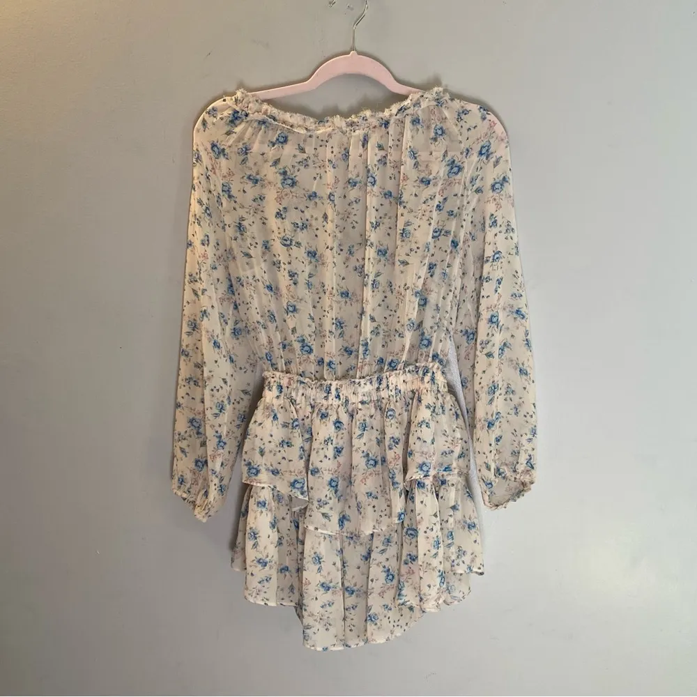 LoveShackFancy Pearl River Popover Dress XS - Image 10