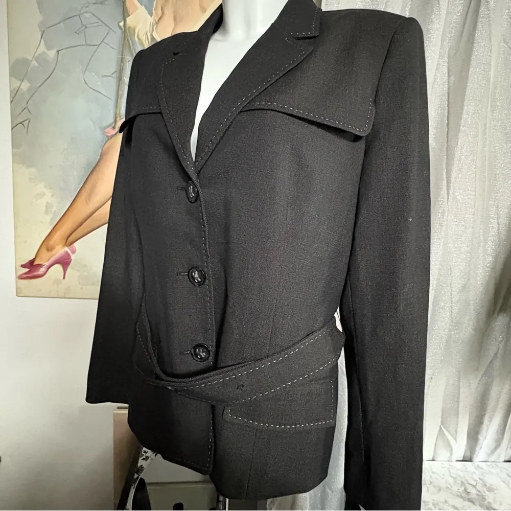 suit jacket, Anne Klein blazer, woman’s suit jacket, size 14 - Image 16