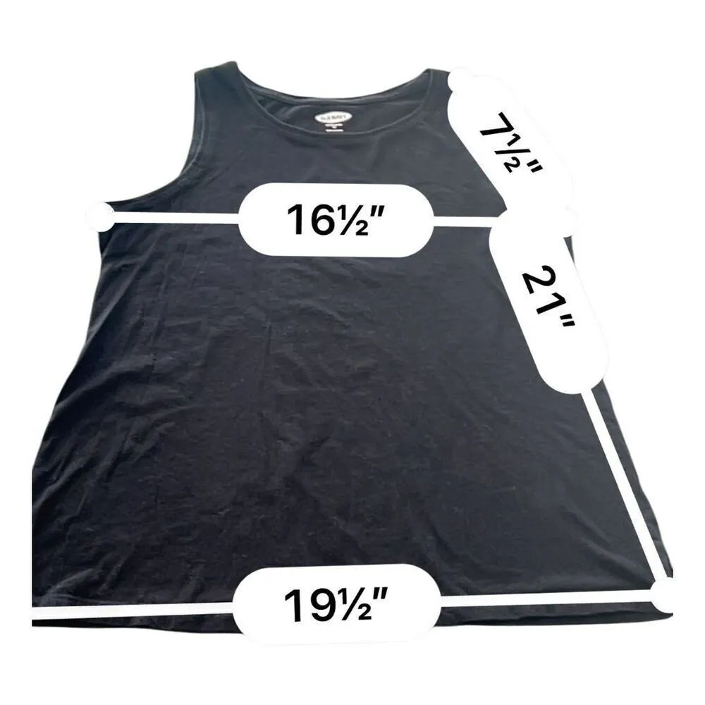 Old Navy black tank T-shirt size XS - Image 3