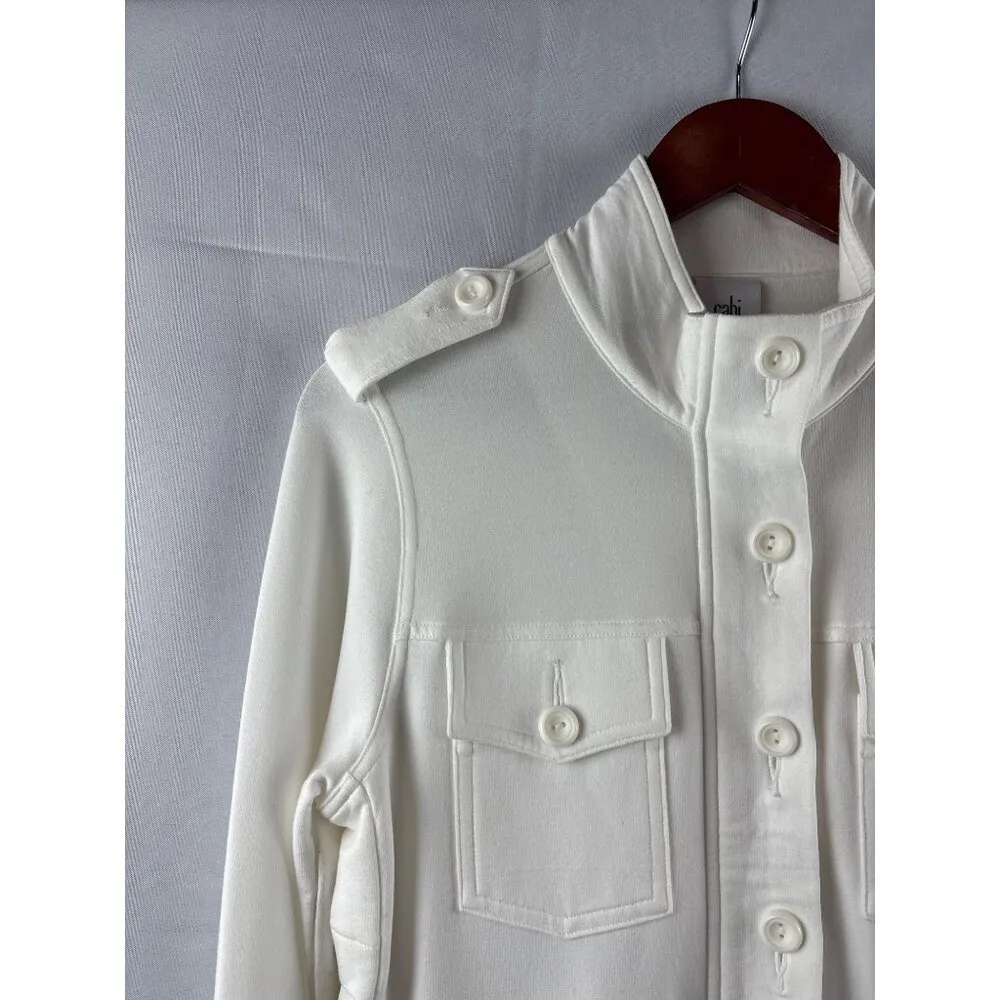 Women's Size XS Cabi Lighthouse Jacket White - Image 4