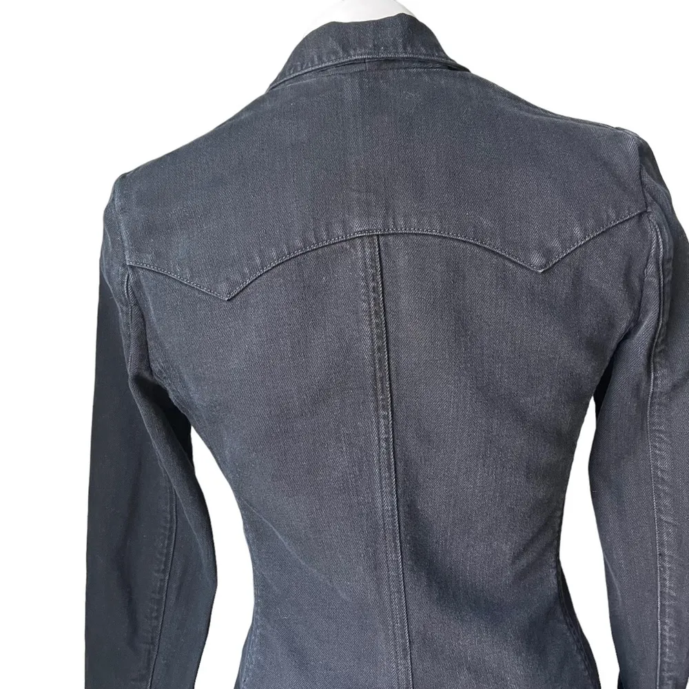 Rare Vtg Blue Label Ralph Lauren Custom Fit Western Cotton Fitted Long B… - Image 10